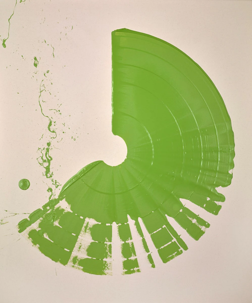 Large Brushstroke Green - Image 2
