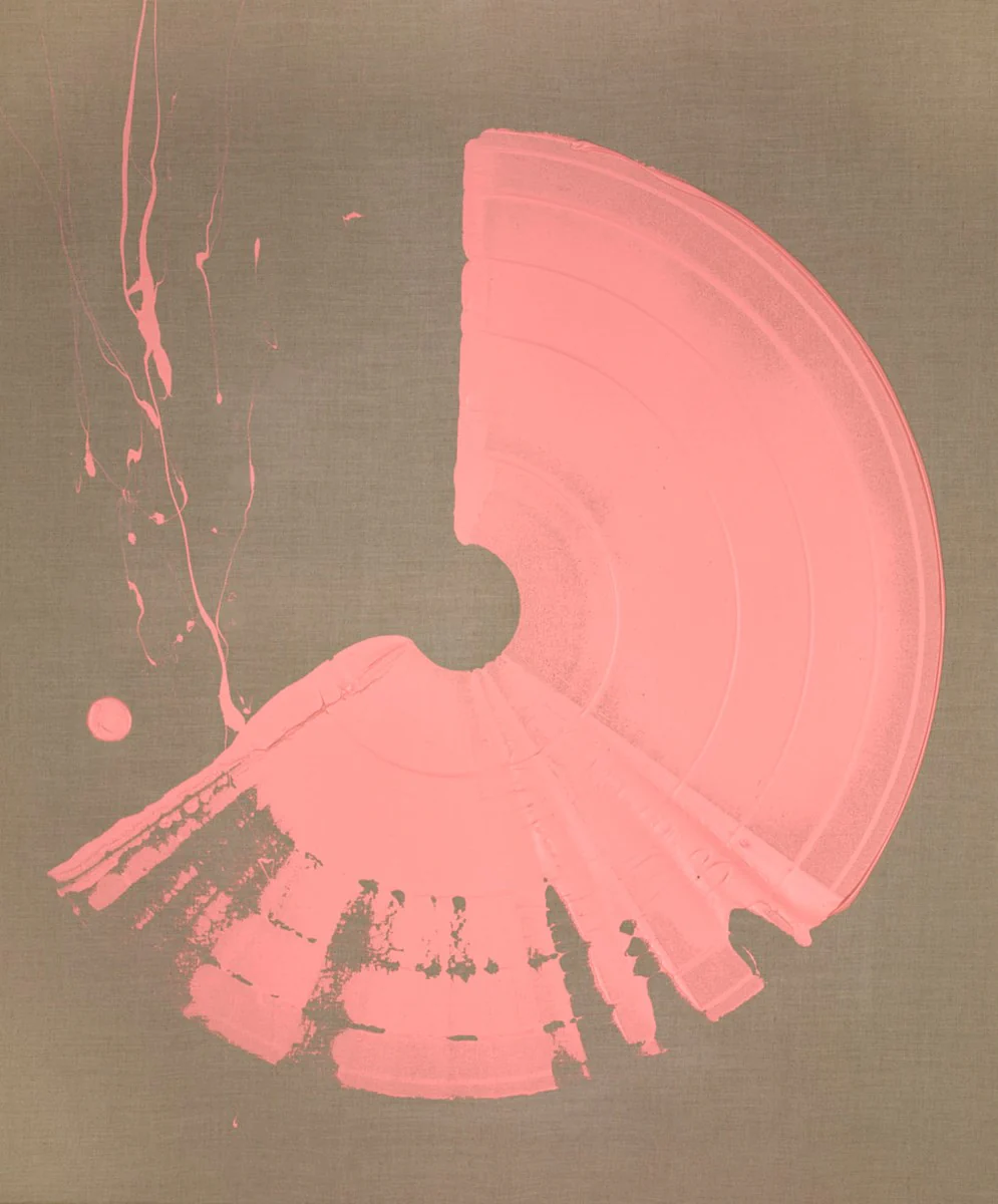 Large Brushstroke Light Pink - Image 2