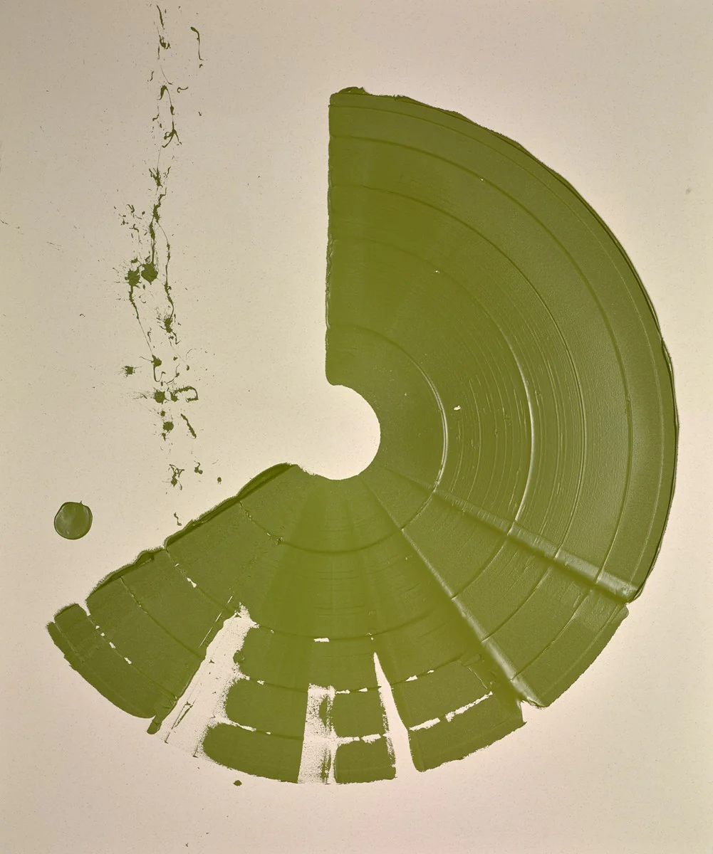 Large Brushstroke - Olive - Image 2