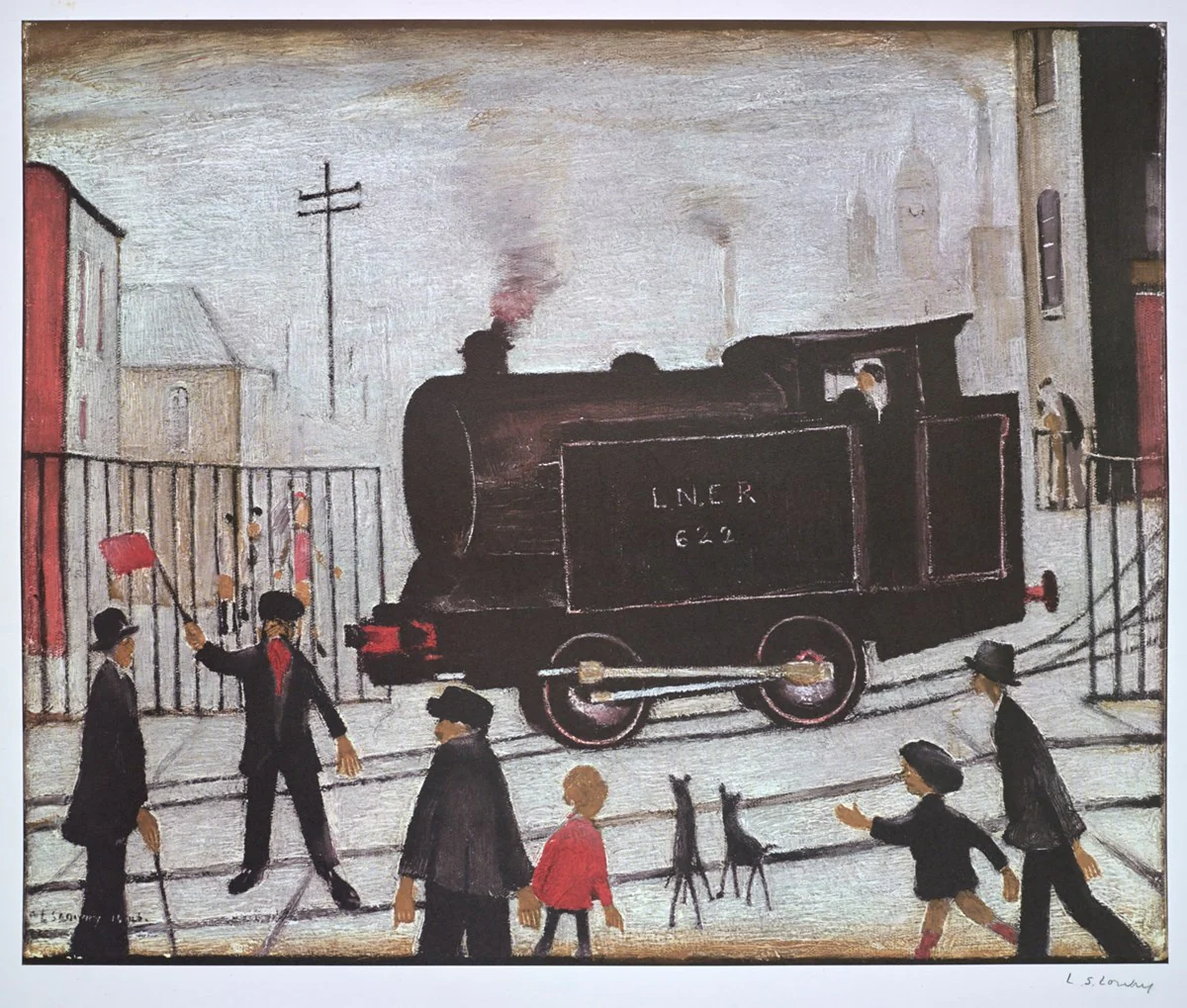 Level Crossing with Train
