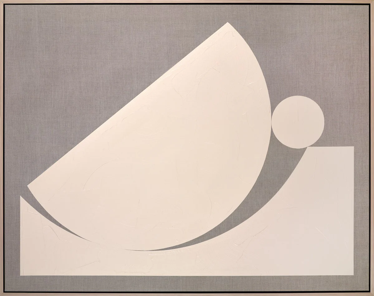 Linen Geometric Cream III