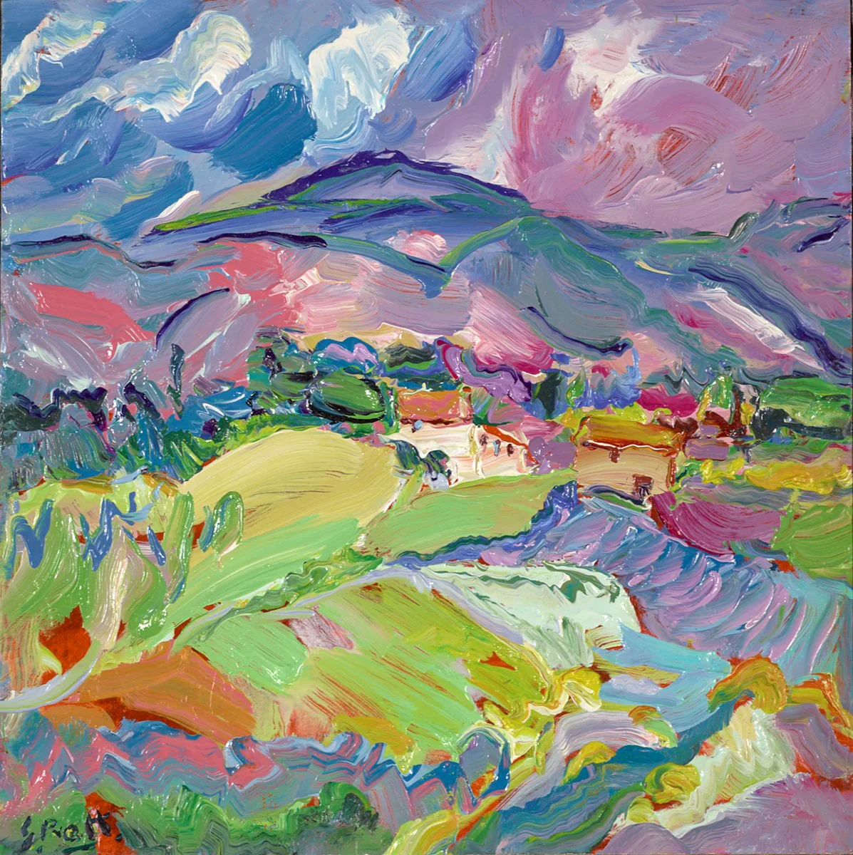 Looking Down From Aurel, Provence - Image 2