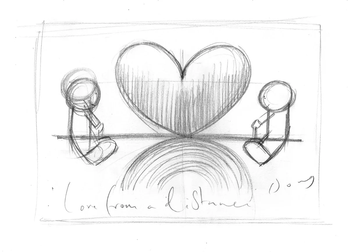 Love From A Distance Legs Up Concept Study