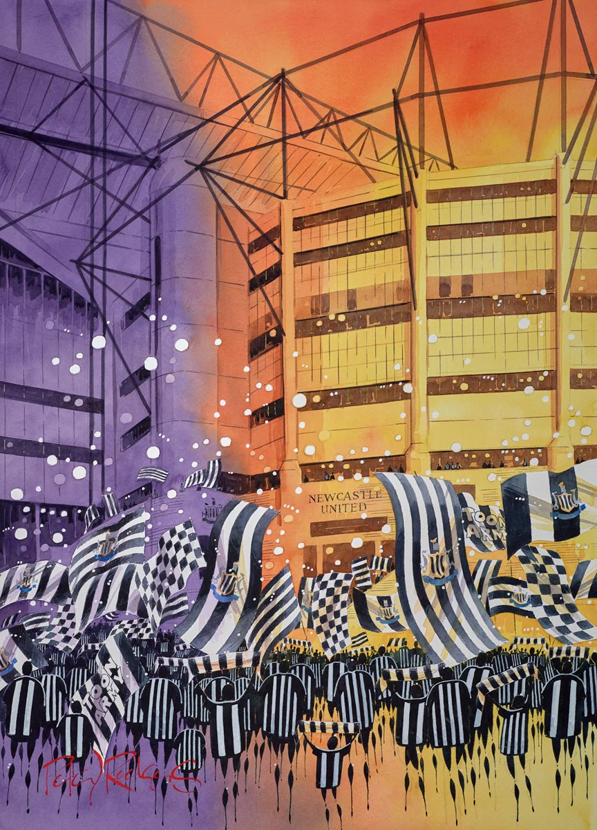 Magpies And Banners - Newcastle