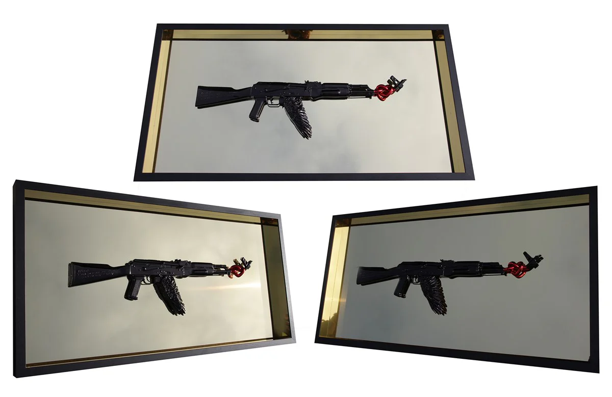 Make Love Not War (Black And Red)
