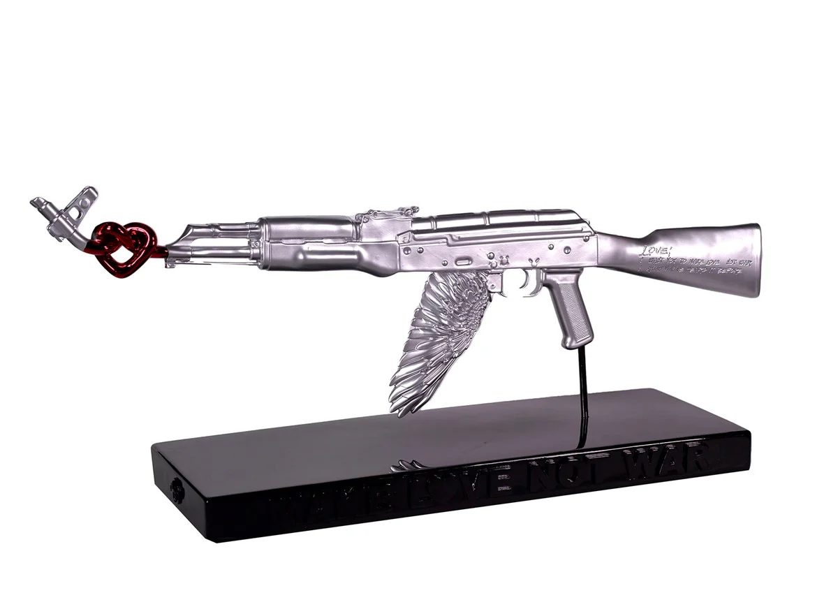 Make Love Not War (Silver)