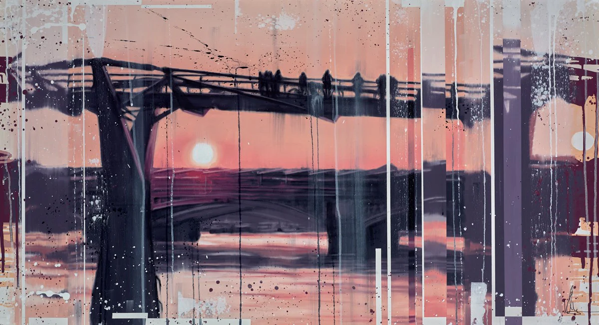 Millenium Bridge At Sunset - Image 2