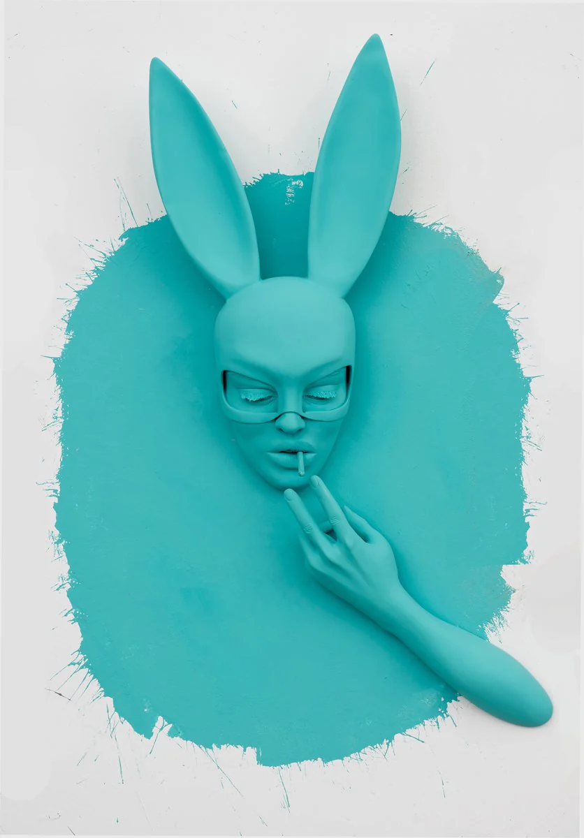Mischief Sculpture, Edition Of 35, Turquoise