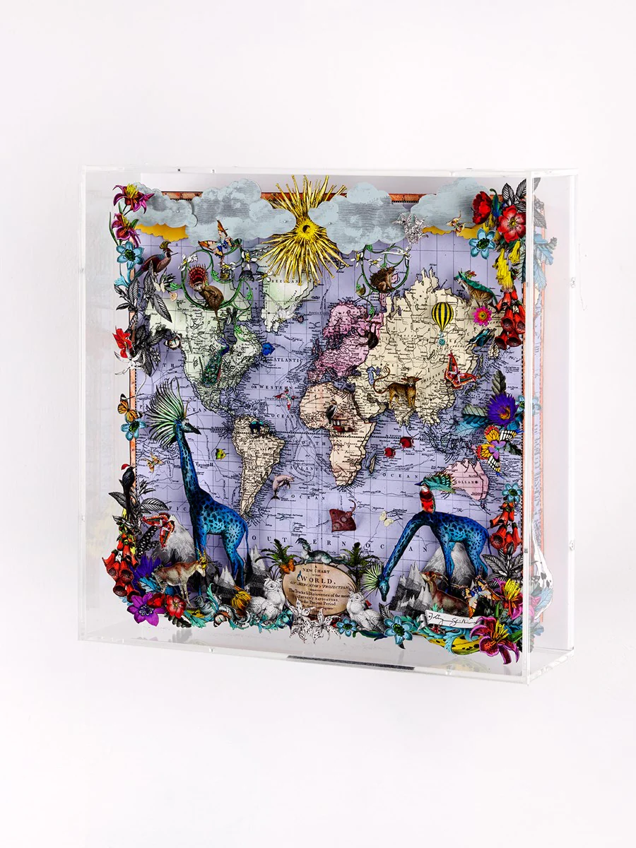 Navigators Floating Map - Giraffe Discoveries Of The World - Image 2