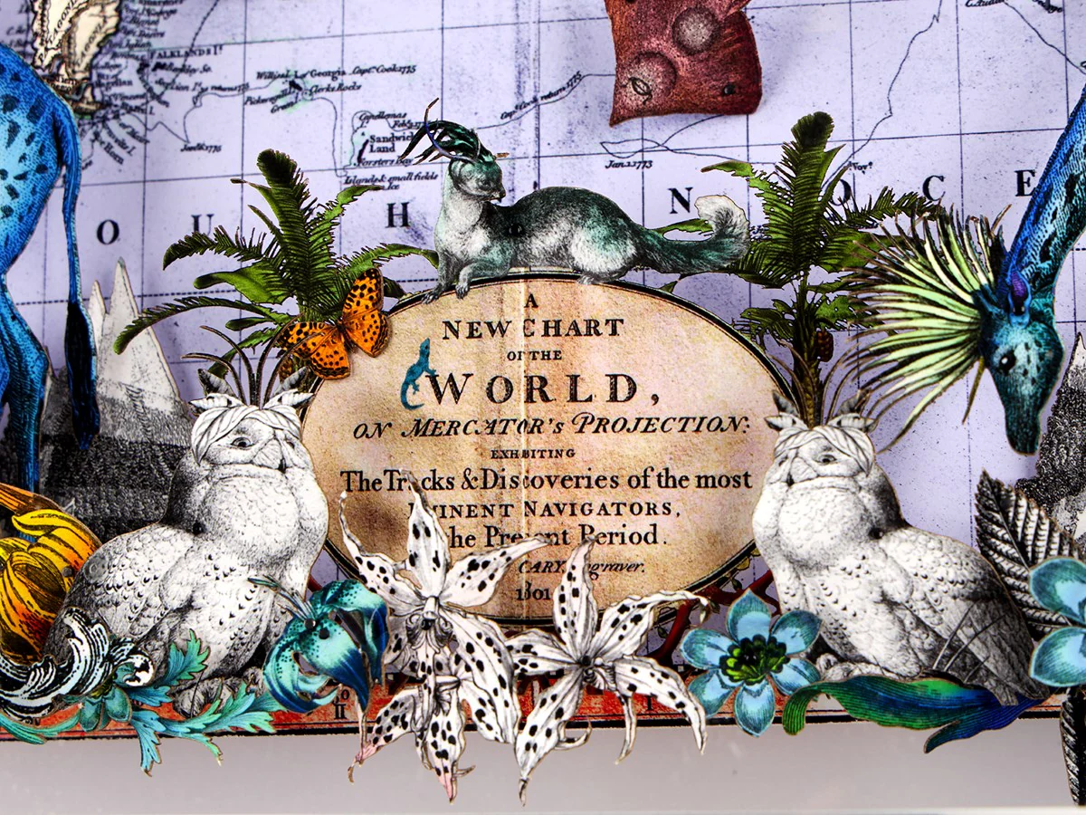 Navigators Floating Map - Giraffe Discoveries Of The World - Image 3