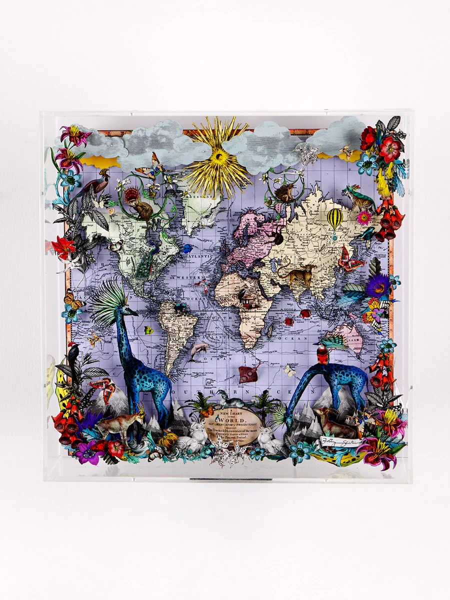 Navigators Floating Map - Giraffe Discoveries Of The World - Image 4