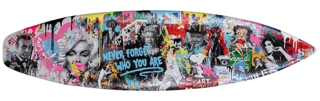 Never Forget - Surf Board