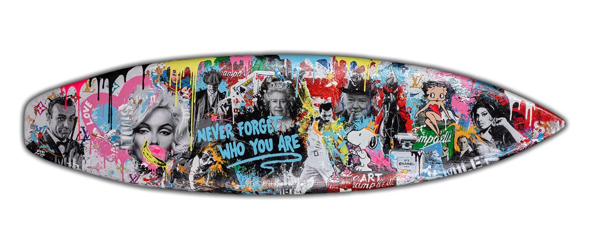 Never Forget - Surf Board - Image 3