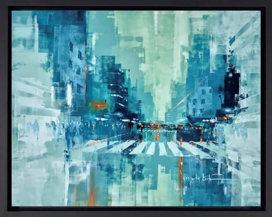 New York Fading Blue VI