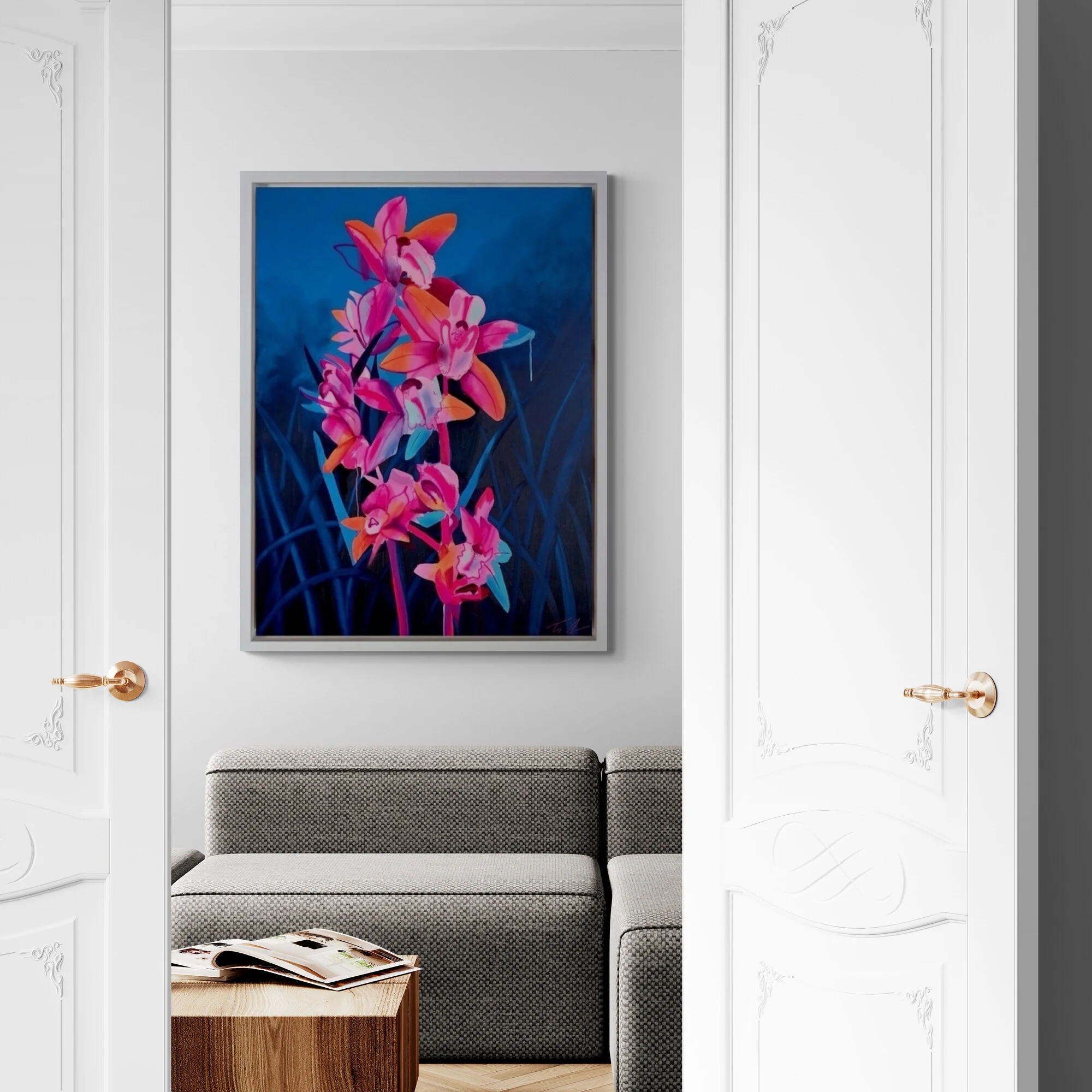 Orange Cymbidium - Image 2