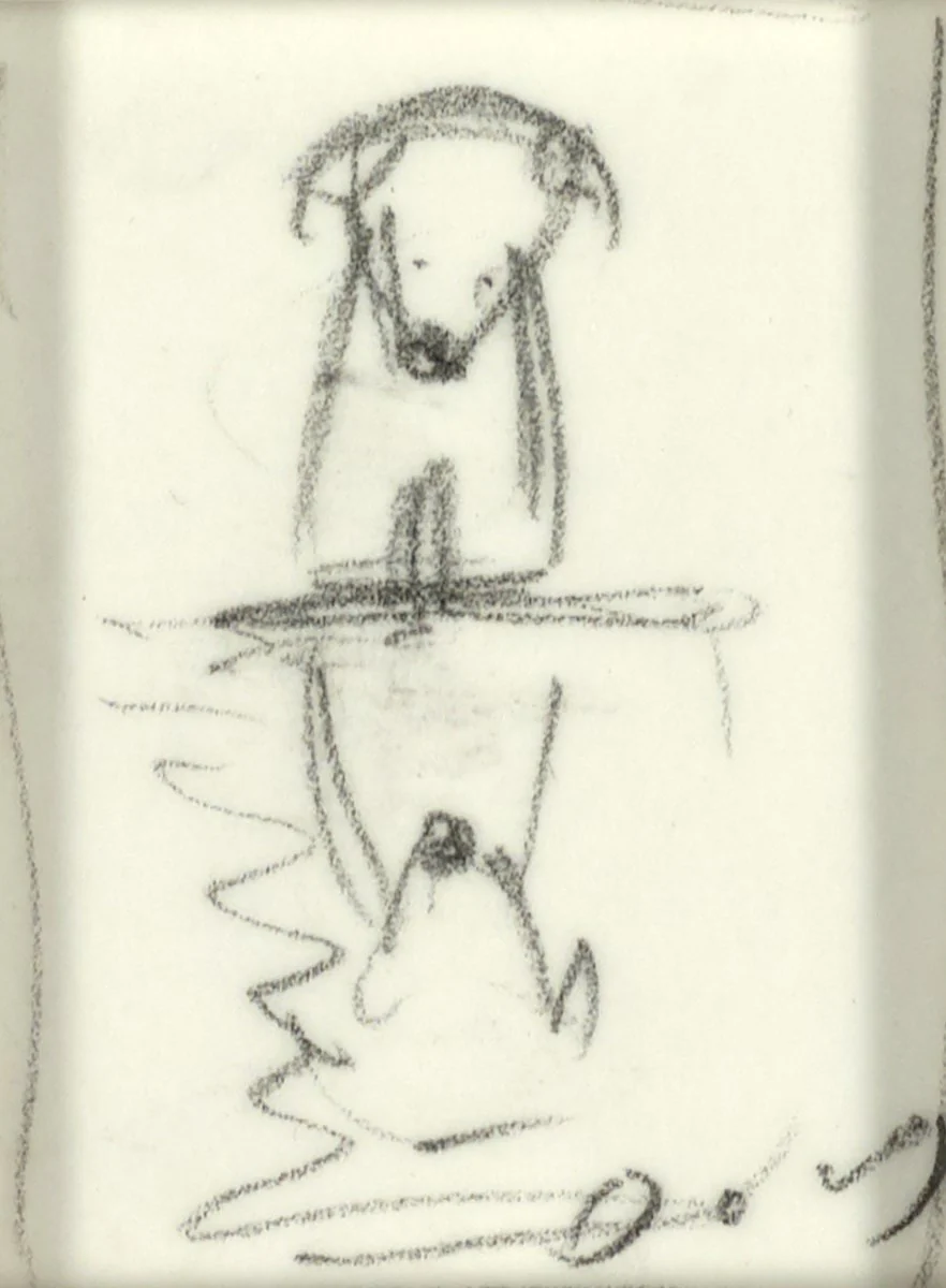 Paws For Reflection III (Study)