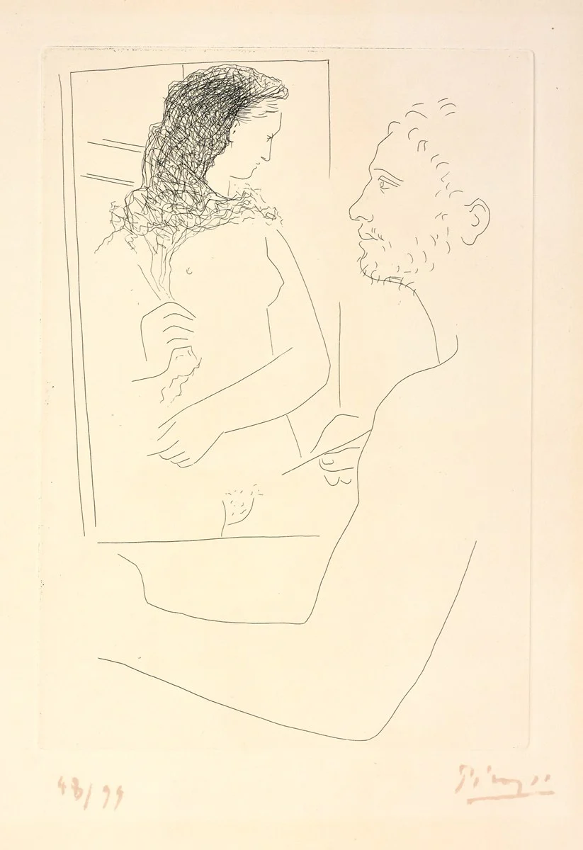 Peintre Devant Son Tableau