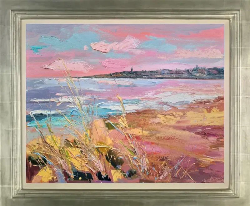 Pink Sky And Grasses, St Andrews