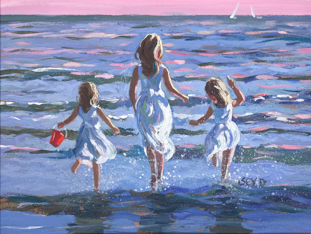 Playing In The Surf - Image 2