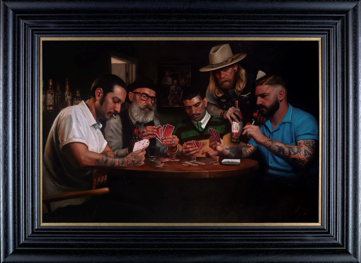 Poker Night At Thy Barber