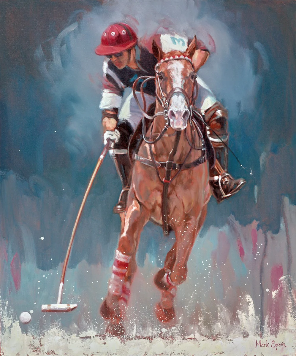 Polo On Blue Background - Image 2