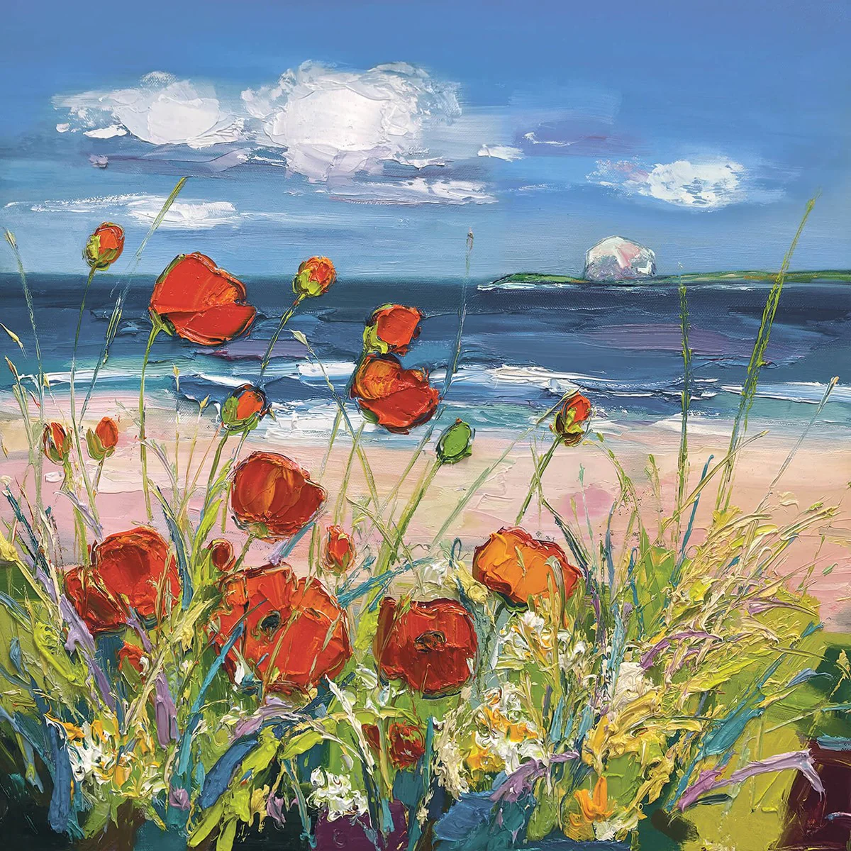 PoppiesĀ Amongst Sea Grasses - Image 2