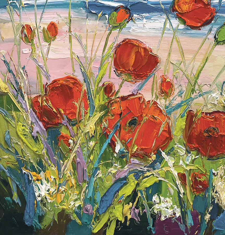 PoppiesĀ Amongst Sea Grasses - Image 3
