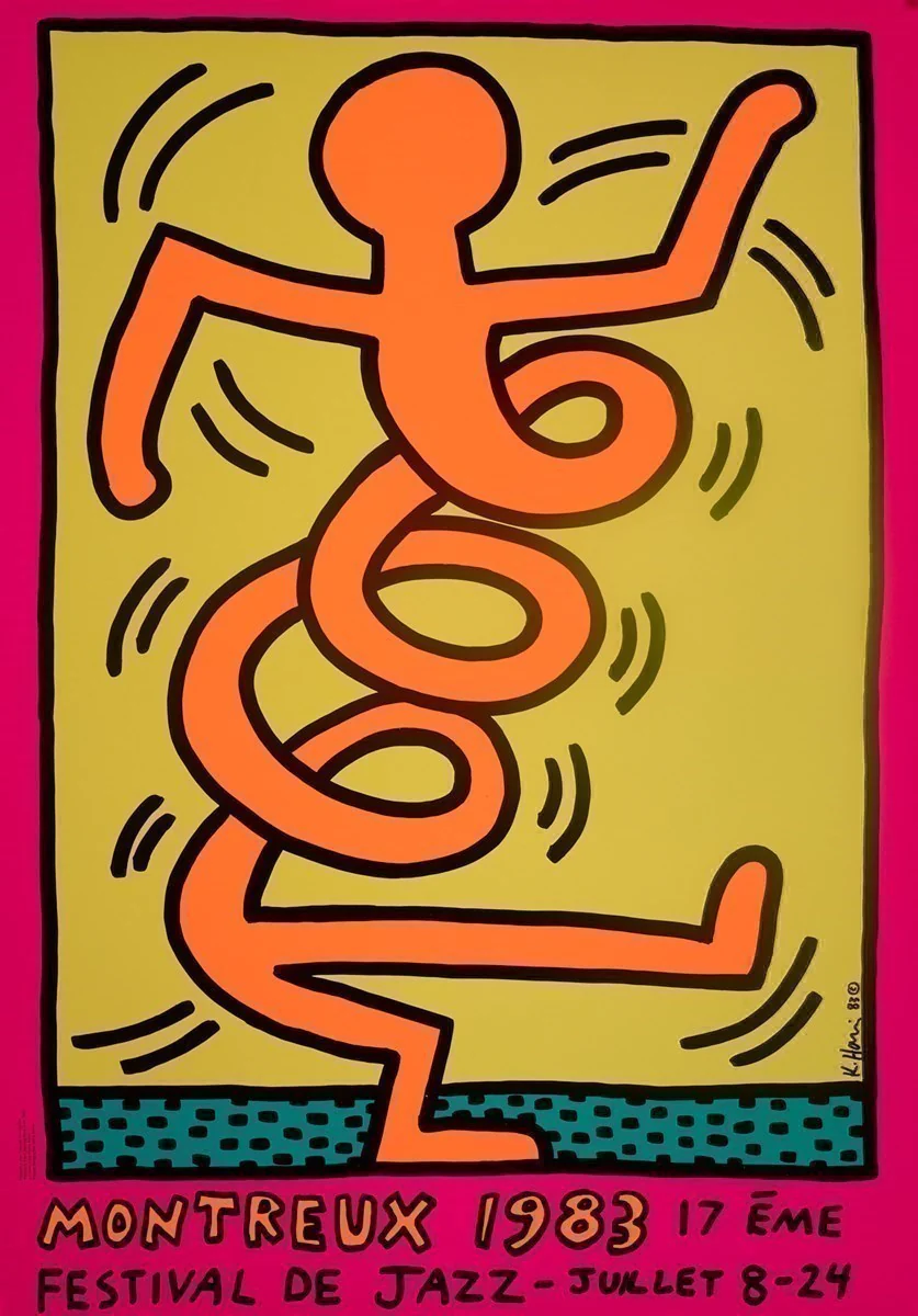 Poster For Montreux Jazz Festival (Pink)