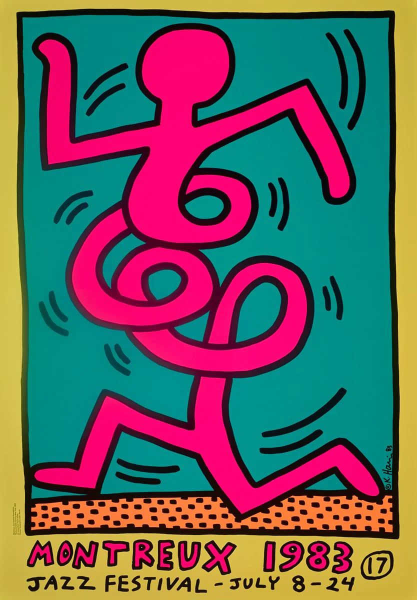 Poster For Montreux Jazz Festival (Pink)