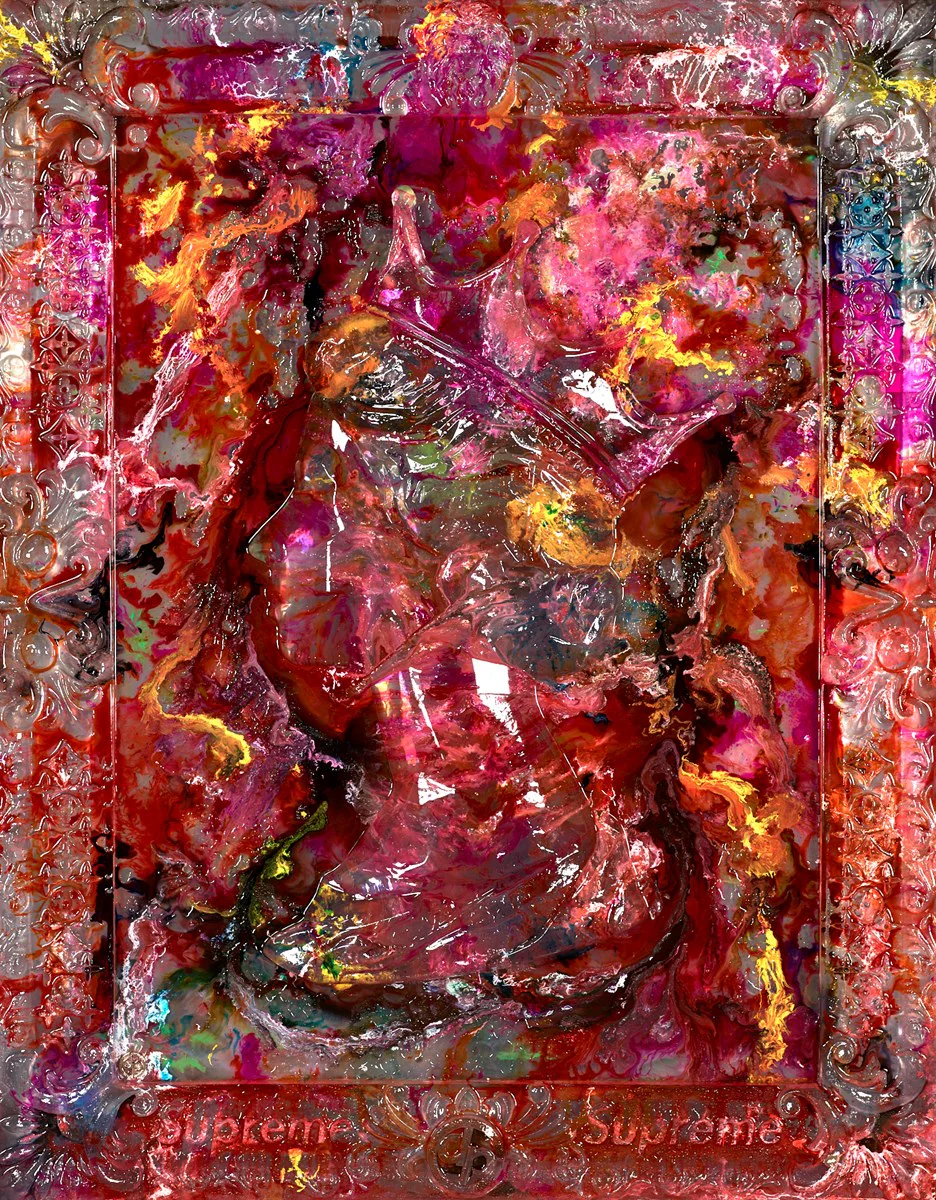 Queen In Relief - Multicoloured