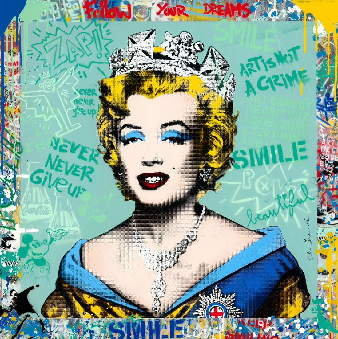 Queen Marilyn - Blue