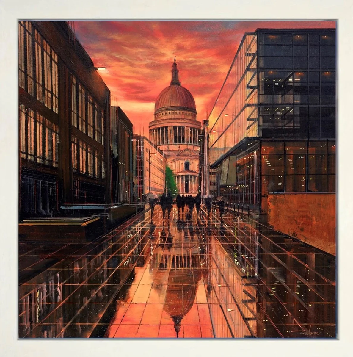 Raindrops In The Sunset