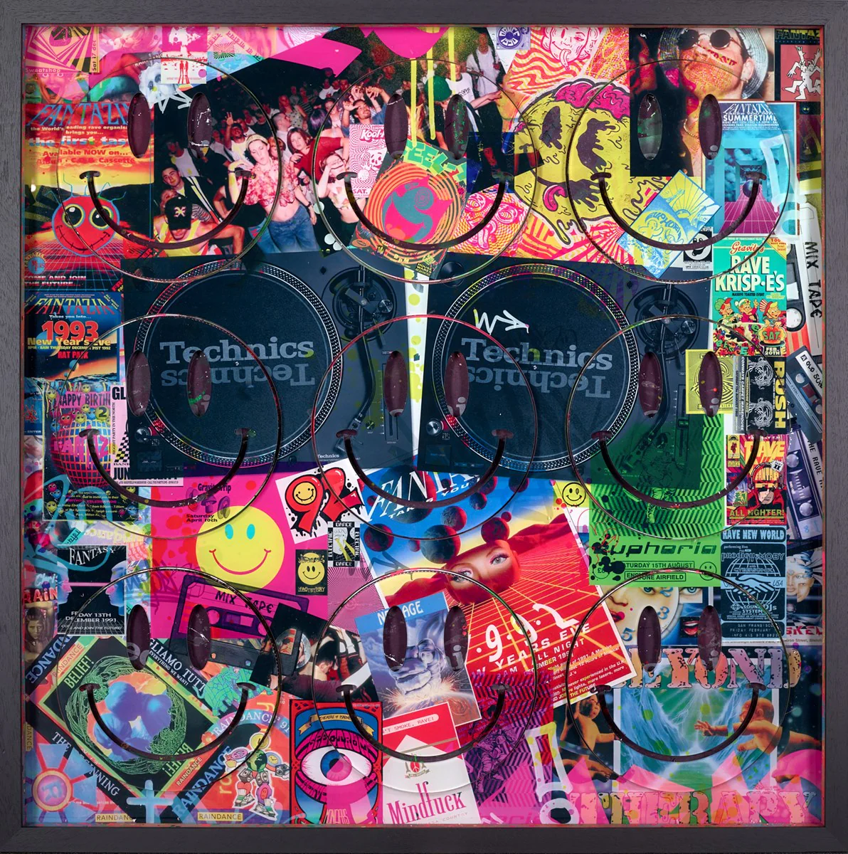 Rave To Grave - Multi Smileys