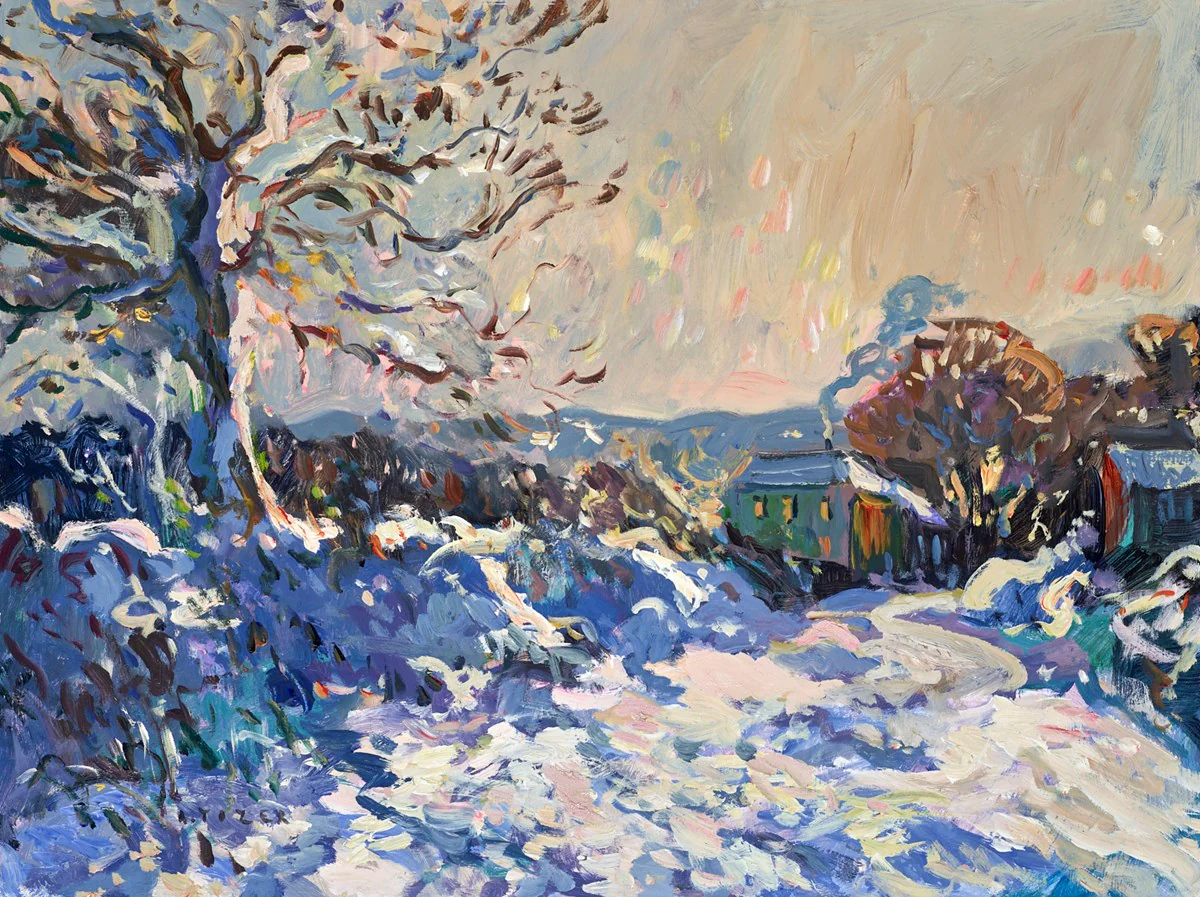 Ready For Snow (Snowy Lane Nr Penryn) - Image 2