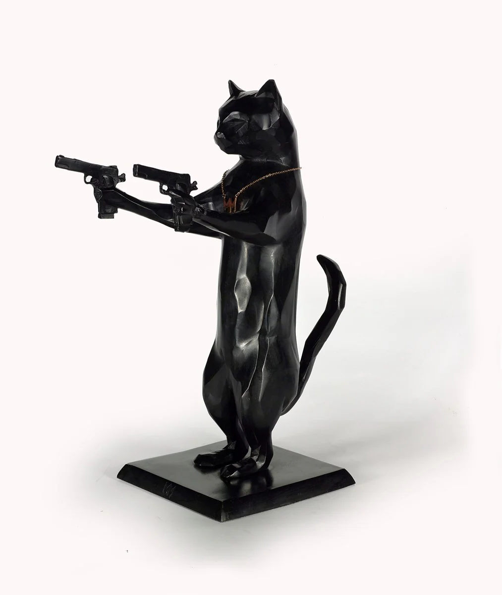 Rebel With The Paws (Bronze)