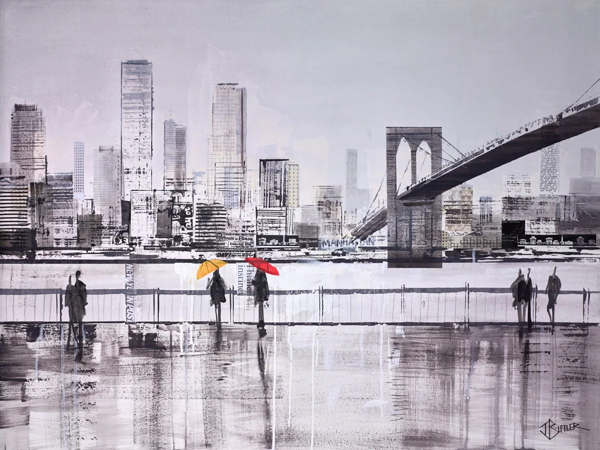Red Brolly , Yellow Brolly Study , New York - Image 2