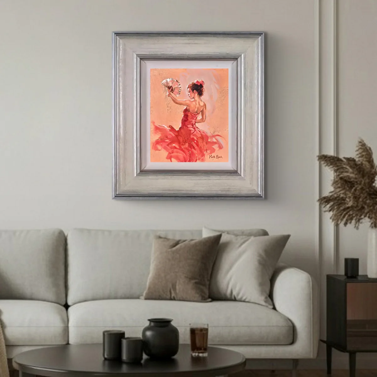 Red Flamenco Head Held High - Image 2