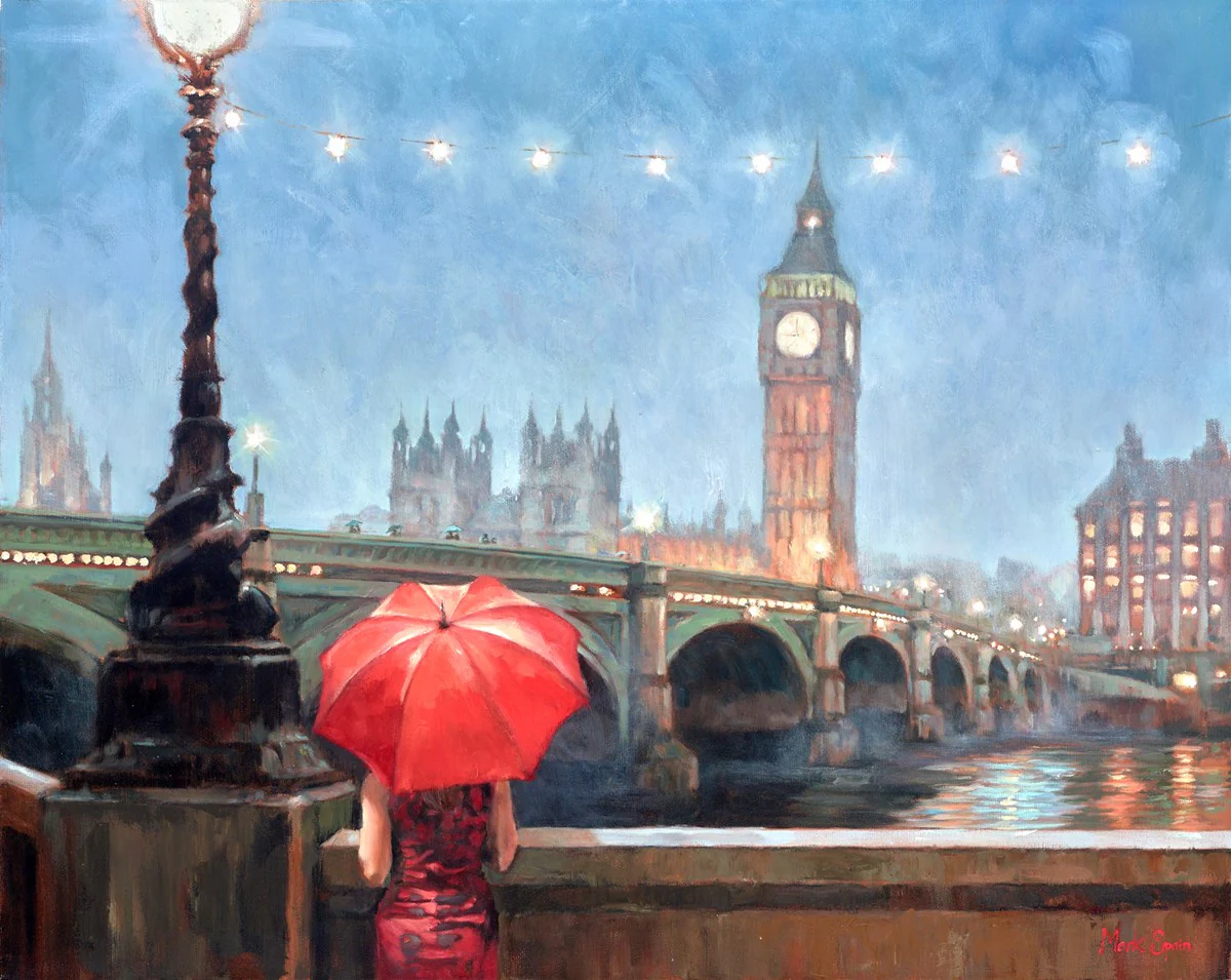Red Umbrella At Westminster - Image 2