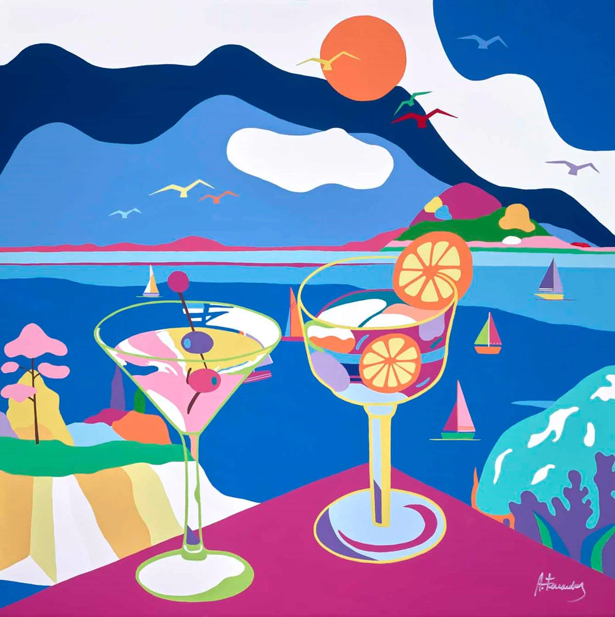Relaxing With A Drink - Image 2