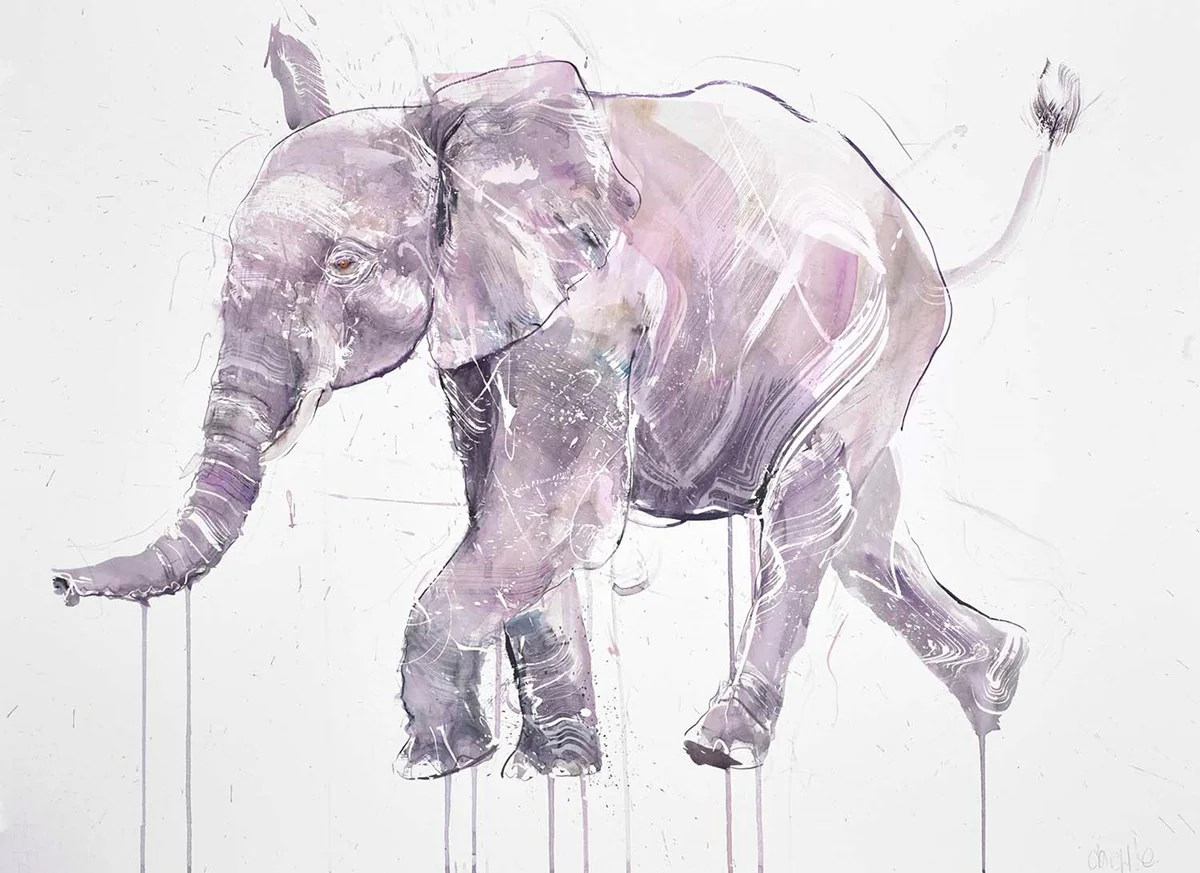 Running Elephant III - Image 2