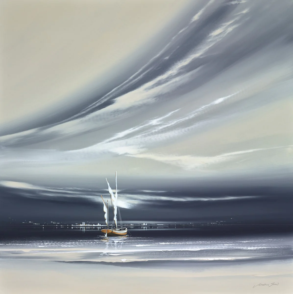 Sailing On A Cloudy Day