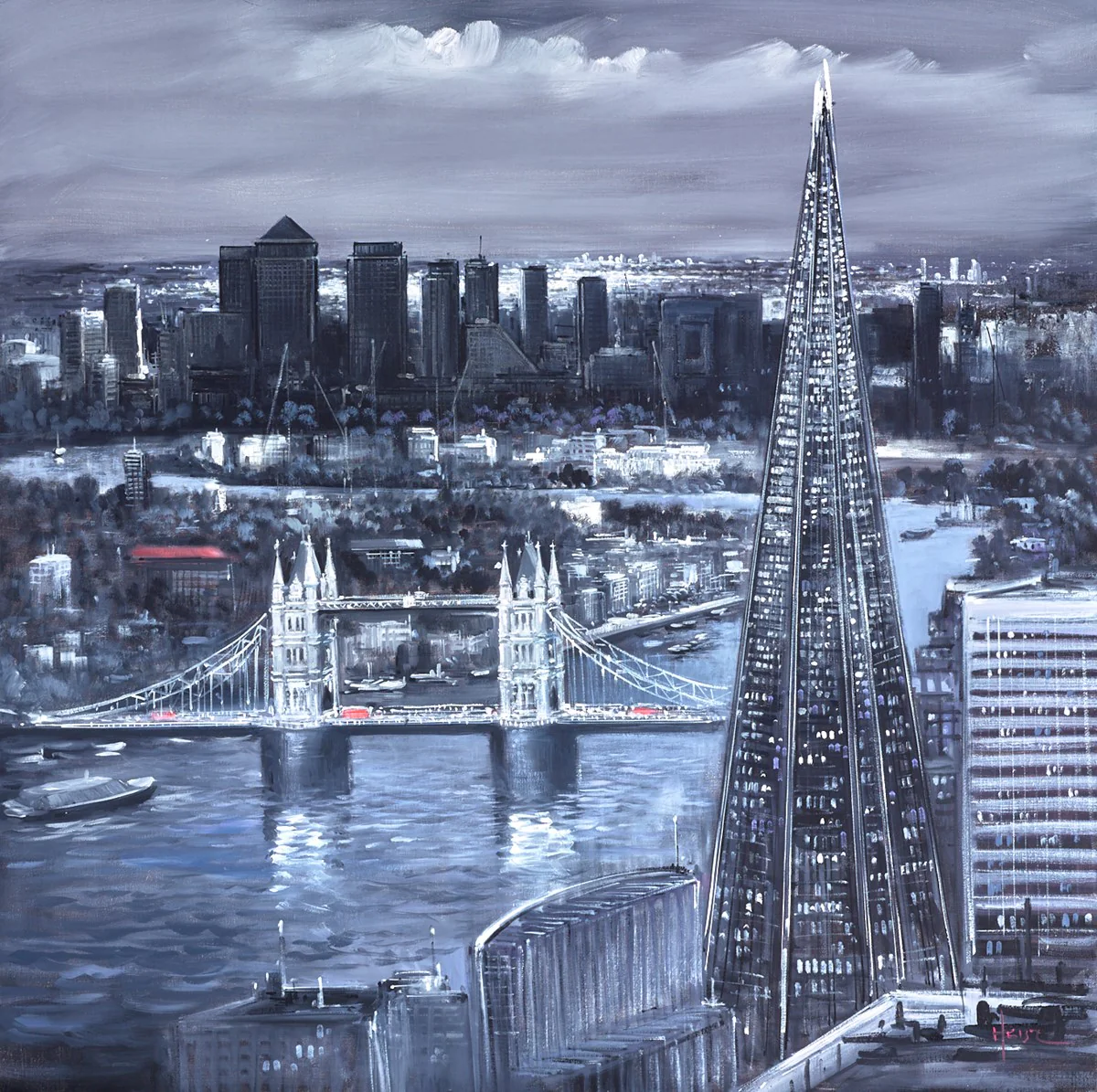 Shard Over The Thames - Image 2