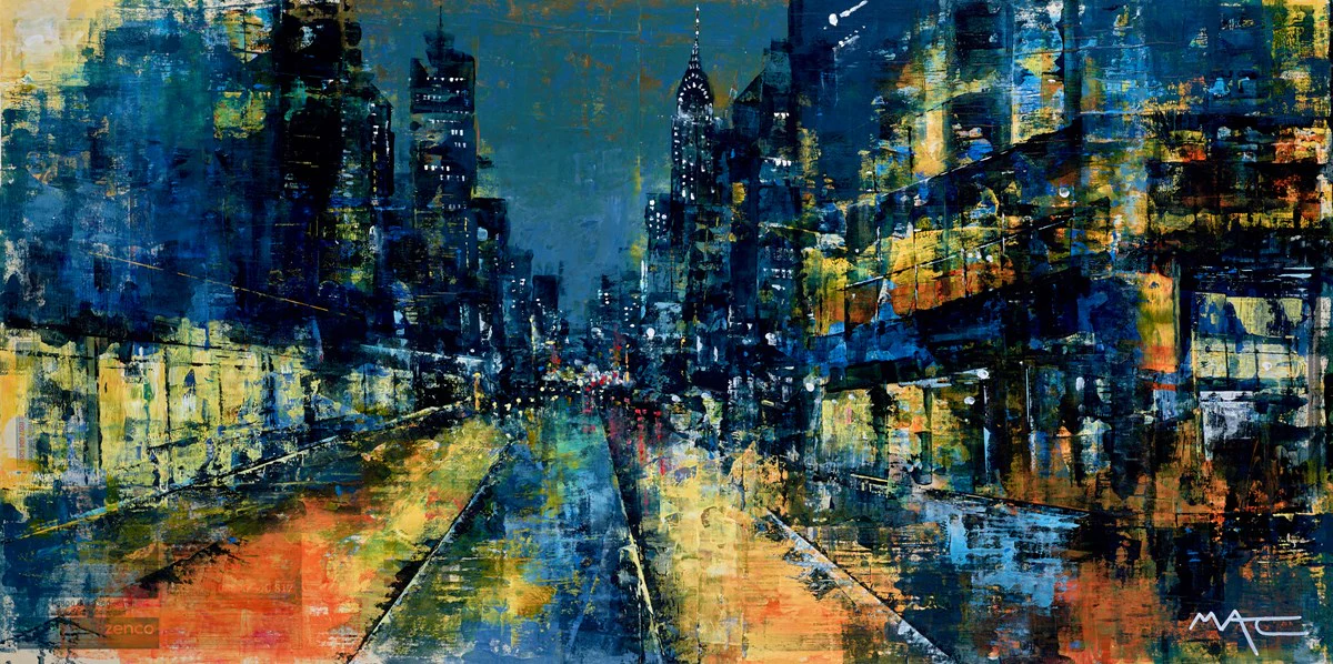 Sidewalks And Skyscrapers, NYC