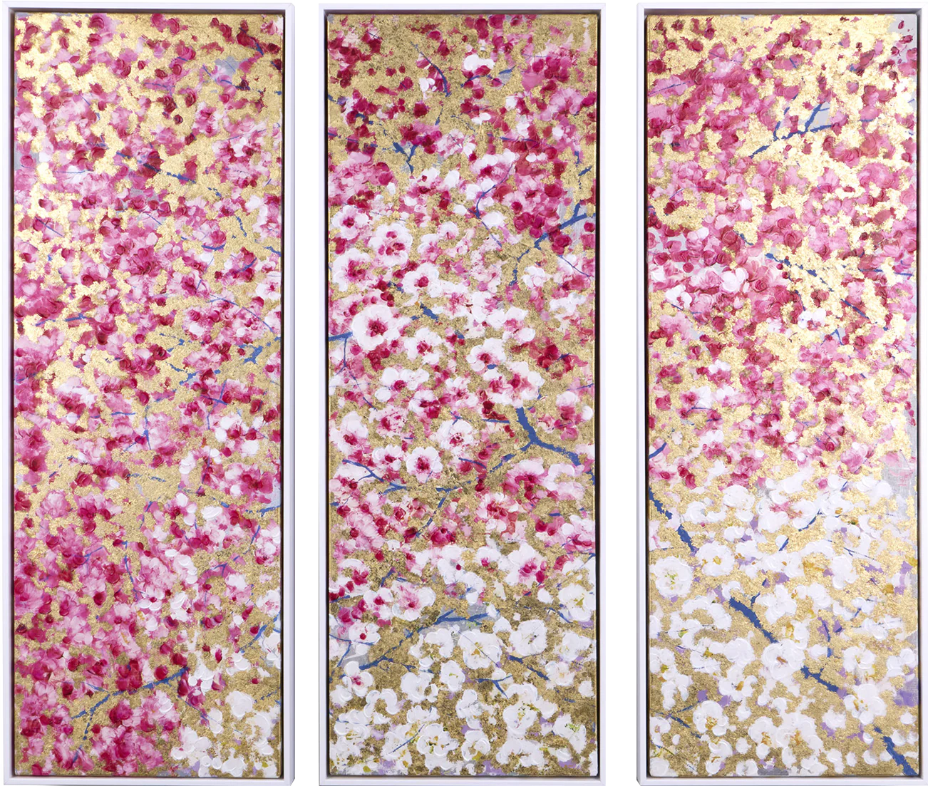Spring Embrace (Triptych)