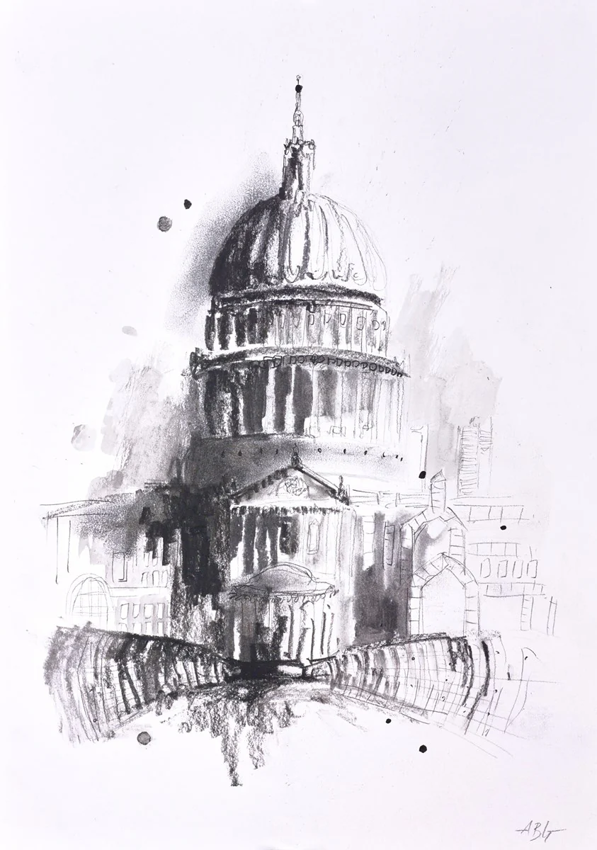 St Paul's Cathedral , London II (Sketch)