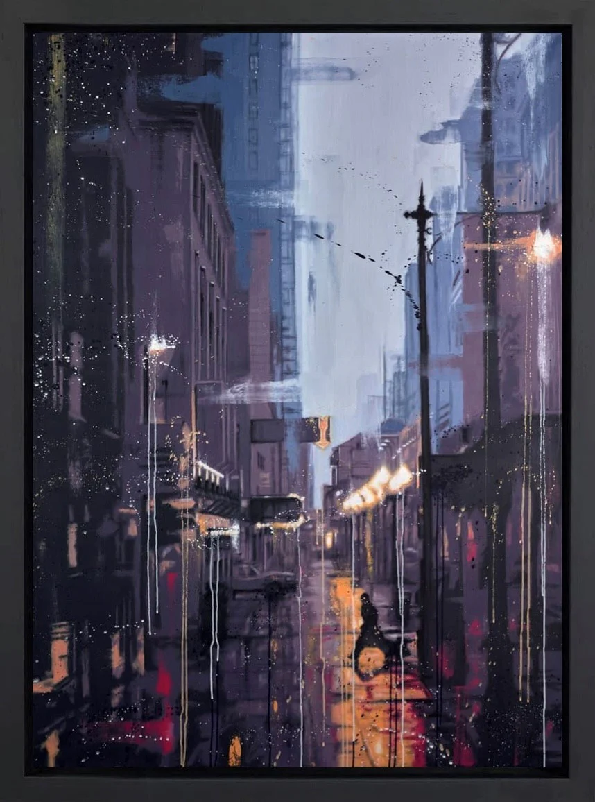 Street In A Rainy City
