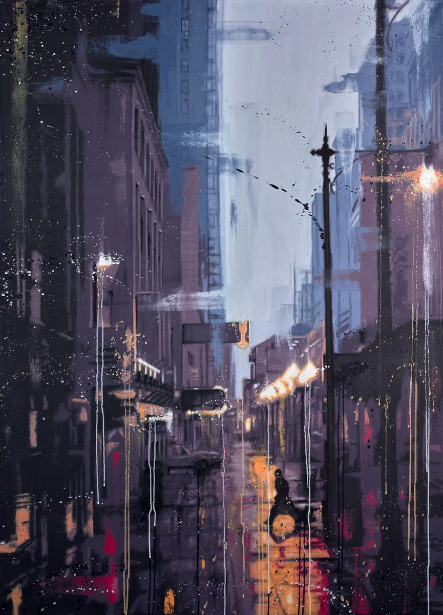 Street In A Rainy City - Image 2