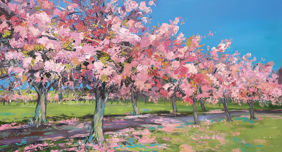 Sun On Cherry Trees - Image 3