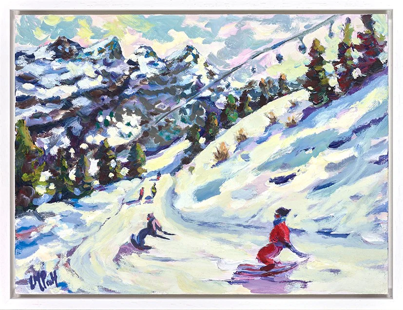 Swishing Past, Villars, Switzerland