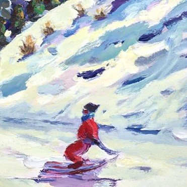 Swishing Past, Villars, Switzerland - Image 2